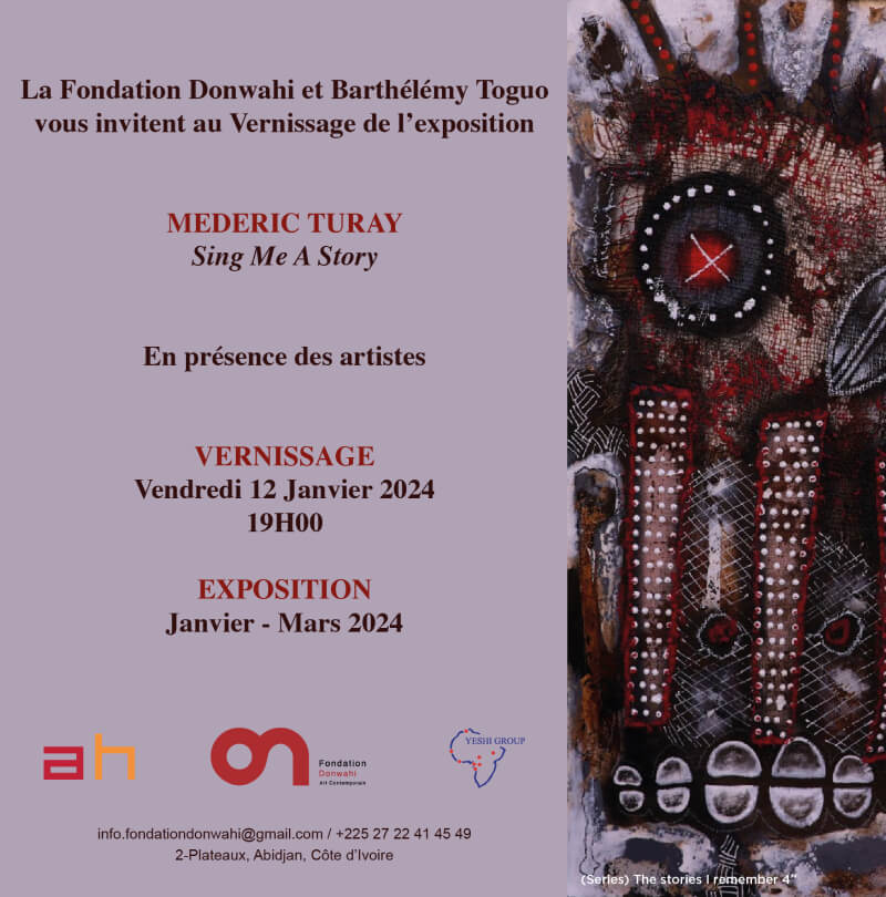 Medric Turay Plasticien Contemporain INVITATION NUM